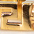 Versace Gold Tone Metal Greca Bar Ring