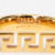 Versace Gold Tone Metal Greca Bar Ring