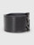 Saint Laurent Black Leather Wide Opyum Bracelet
