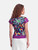 Issey Miyake Pleats Please Animal Pattern Top