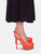 Saint Laurent Red Patent Leather Slingback Heels
