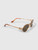 Miu Miu Gold Oval Logo Sunglasses