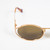 Miu Miu Gold Oval Logo Sunglasses