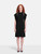 Saint Laurent Black Long Sleeve Mini Dress