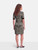 Etro Grey Wool Paisley Mini Dress
