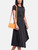 Roger Vivier Neon Orange Viv’ Choc Leather Bag