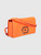 Roger Vivier Neon Orange Viv’ Choc Leather Bag
