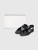 Jimmy Choo Black Glitter Point Toe Lou Flats