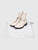 Jimmy Choo Beige Leather Cruz Combat Boots