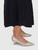Jimmy Choo Silver Glitter Aza Pumps