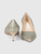 Jimmy Choo Silver Glitter Aza Pumps