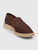 Clergerie Dark Brown Suede Oscar Loafers