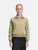 Bottega Veneta Khaki Zip Up Turtleneck Jacket