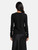 Balenciaga Black Long Sleeve Logo Print Top
