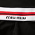 Miu Miu 2021 Black Stripe Crop Top