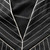 Valentino Garavani Black Sleeveless Striped Midi Dress