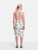 SIR. Floral Pleated One Shoulder Dress