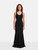 Herve Leger Black Maxi Bandage Dress