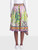 Prada Abstract Pattern Midi Skirt