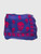 Alexander McQueen Blue & Pink Silk Skull Pattern Scarf