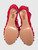 Aquazzura Red Suede Cut Out Heels