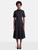 ME+EM Black Short Sleeve Belted Dress