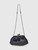 Max Mara Black Leather Pasticcino Clutch Bag