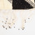 Dries Van Noten Black & Beige Beaded Silk scarf