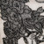 Dries Van Noten Black & Grey Silk Abstract Embroidered Scarf