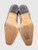 Ganni Grey Leather Croc Embossed Cowboy Boots