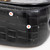 Mulberry Black Croc Embossed Small Amberley Satchel