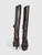 Ralph Lauren Brown Aged Leather Knee High Remmy Boots