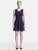 Alaïa Navy Studded Knee Length Dress