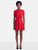 Alexander McQueen Red Layered Mini Dress