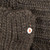 Gucci Grey Camel Hair Fur Trim Knit Cardigan