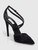 Max Mara Black Point Toe Suede Heels