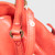 Burberry Red Grainy Calfskin Small Canterbury Tote Bag
