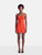 Réalisation Red Silk Polka Dot Inez Mini Dress