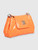 Chanel S/S2015 Orange Patent Coco Shine Accordion Bag