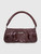 Burberry Brown Patent Leather Soft Knot Sling Bag