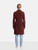 Joseph Burgundy Suede Long Coat