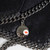 Stella McCartney Black Vegan Suede Falabella Mini Bag