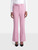 Gucci Pink Silk Flared Trousers