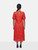 ME+EM Red Lace Maxi Dress