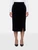 Vivienne Westwood Black Midi Velvet Skirt