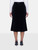 Vivienne Westwood Black Velvet Flared Hem Skirt