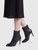 Jimmy Choo Black Leather Heeled Anke Boots