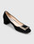 Prada Black Suede Buckle Pumps