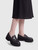Amiri Black Leather Platform Loafers
