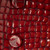 Emporio Armani Red Croc Embossed Patent Blazer